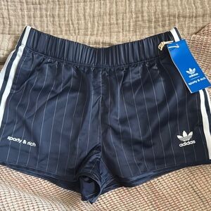 Adidas Navy Blue Sporty Shorts